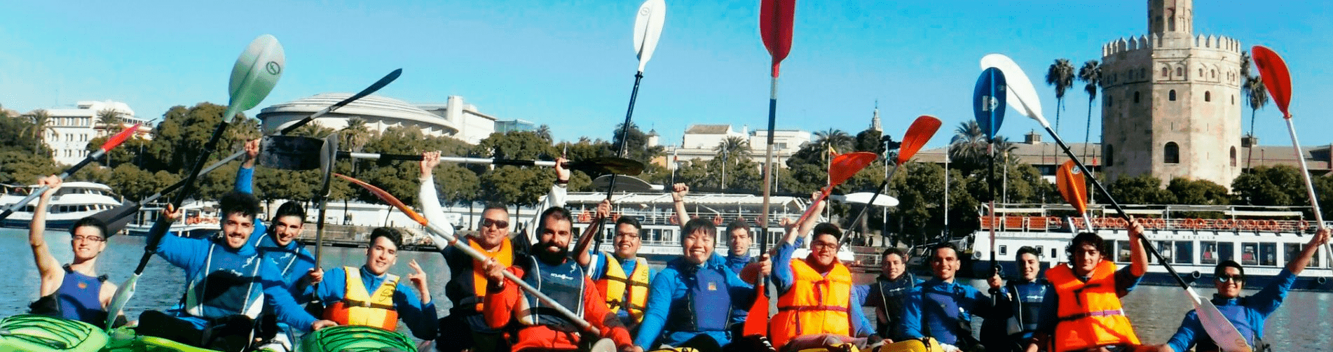 Kayak In Seville Banner